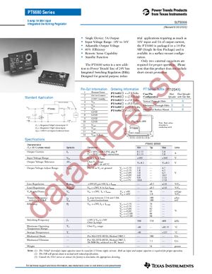 PT6681B datasheet  